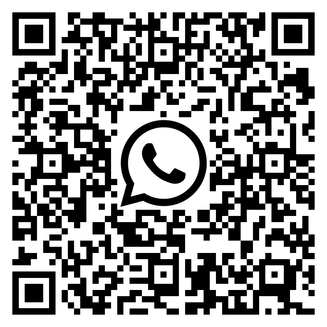 WhatsApp QR code